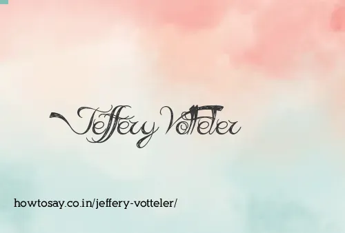 Jeffery Votteler