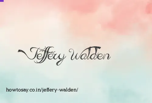 Jeffery Walden