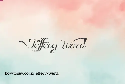 Jeffery Ward