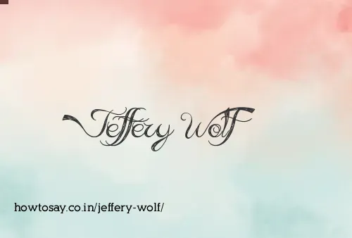 Jeffery Wolf