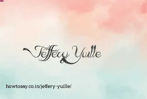 Jeffery Yuille