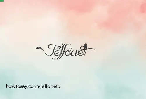 Jefforiett