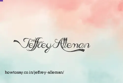 Jeffrey Alleman