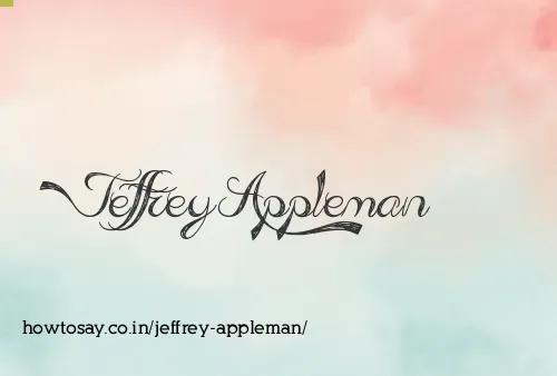 Jeffrey Appleman