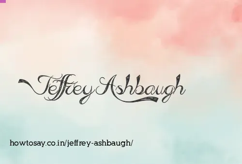 Jeffrey Ashbaugh