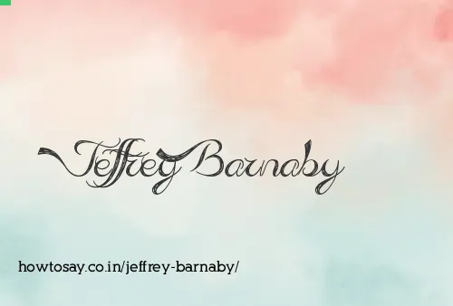 Jeffrey Barnaby