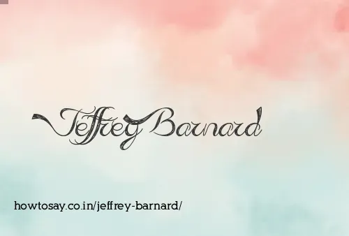 Jeffrey Barnard