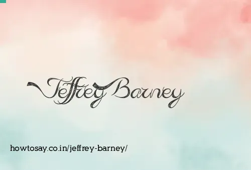Jeffrey Barney