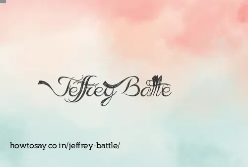 Jeffrey Battle