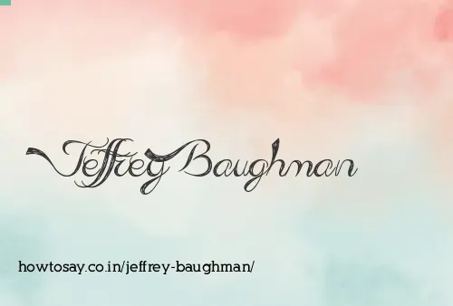 Jeffrey Baughman