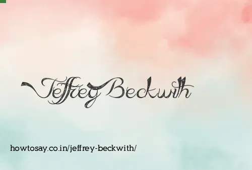 Jeffrey Beckwith