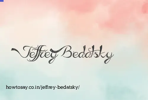 Jeffrey Bedatsky