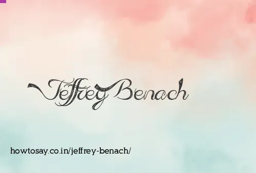 Jeffrey Benach
