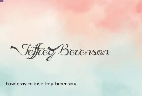 Jeffrey Berenson