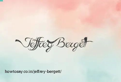 Jeffrey Bergett
