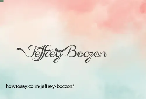 Jeffrey Boczon