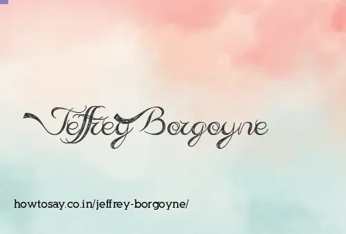 Jeffrey Borgoyne