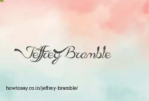 Jeffrey Bramble