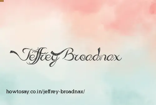 Jeffrey Broadnax