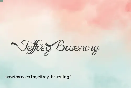 Jeffrey Bruening