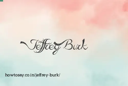 Jeffrey Burk