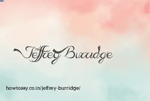 Jeffrey Burridge