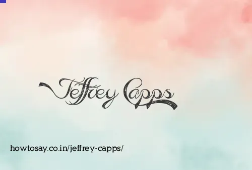 Jeffrey Capps