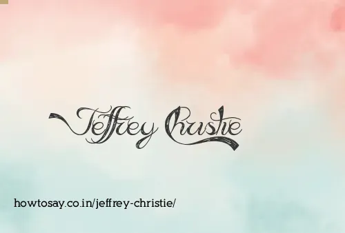 Jeffrey Christie