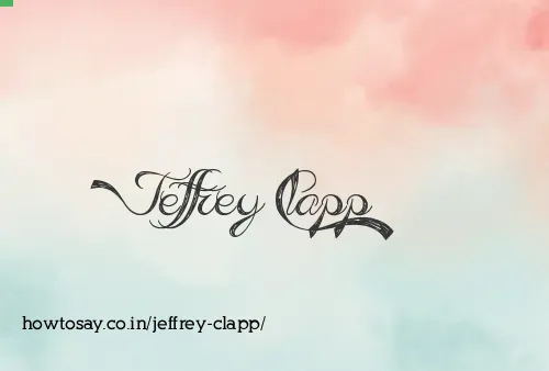 Jeffrey Clapp