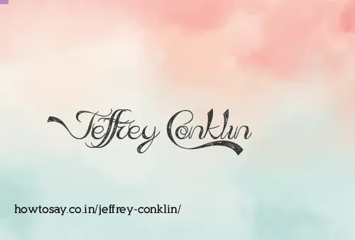 Jeffrey Conklin