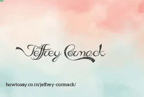 Jeffrey Cormack
