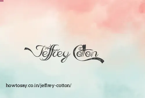 Jeffrey Cotton