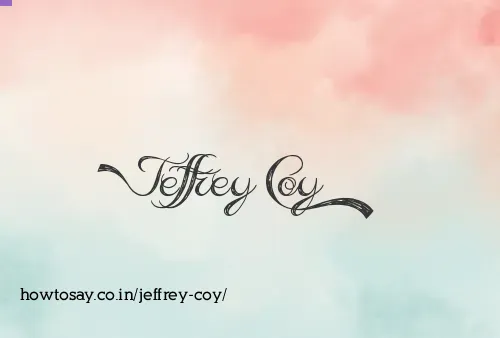 Jeffrey Coy