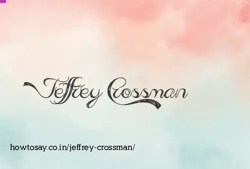 Jeffrey Crossman