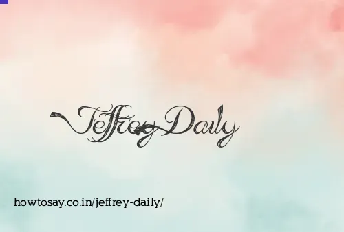 Jeffrey Daily