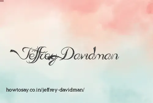 Jeffrey Davidman