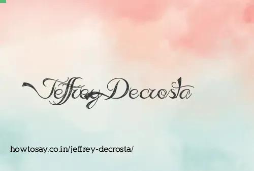 Jeffrey Decrosta