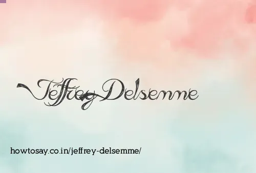 Jeffrey Delsemme