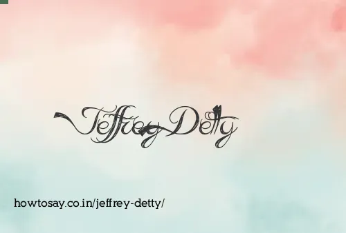 Jeffrey Detty