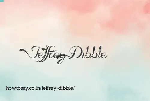 Jeffrey Dibble