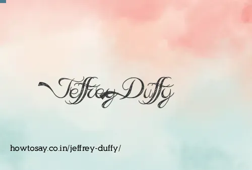 Jeffrey Duffy