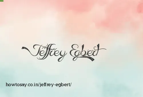Jeffrey Egbert