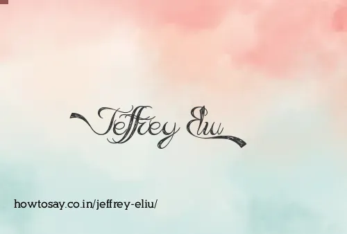Jeffrey Eliu