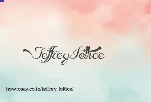 Jeffrey Foltice