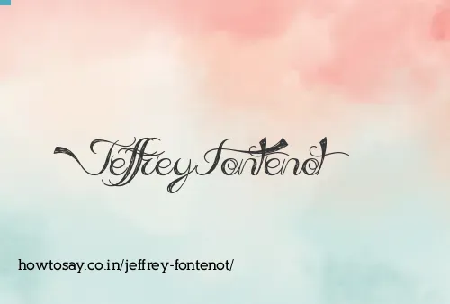 Jeffrey Fontenot