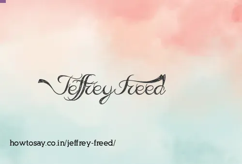 Jeffrey Freed