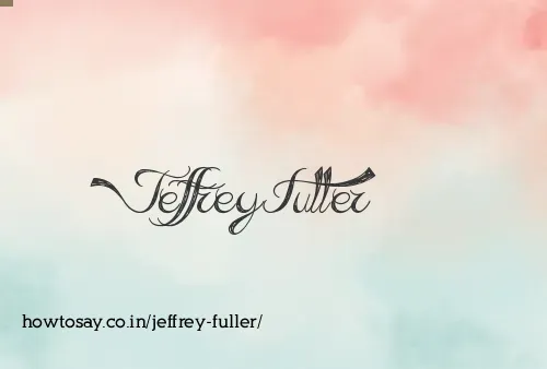 Jeffrey Fuller