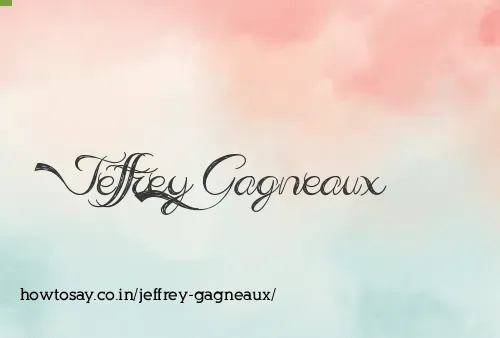 Jeffrey Gagneaux