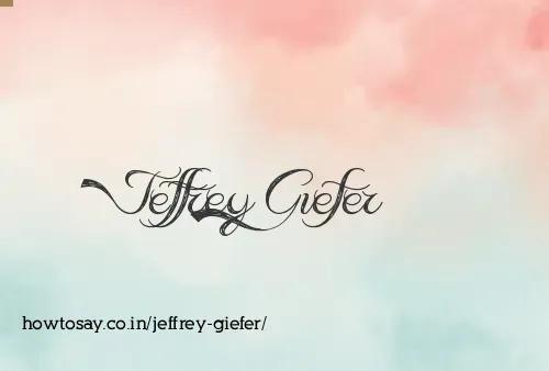 Jeffrey Giefer