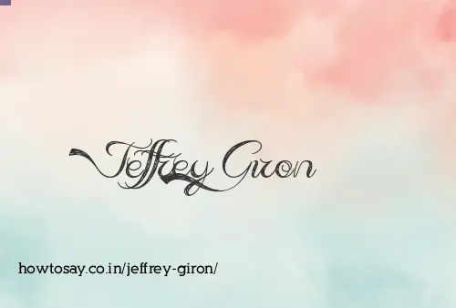 Jeffrey Giron